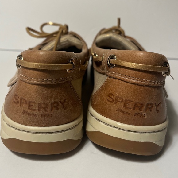 SPERRY Angelfish Metallic Boat Shoe, Size 7, used but in good condition - Picture 10 of 16